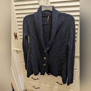 Free People Blue Sweater